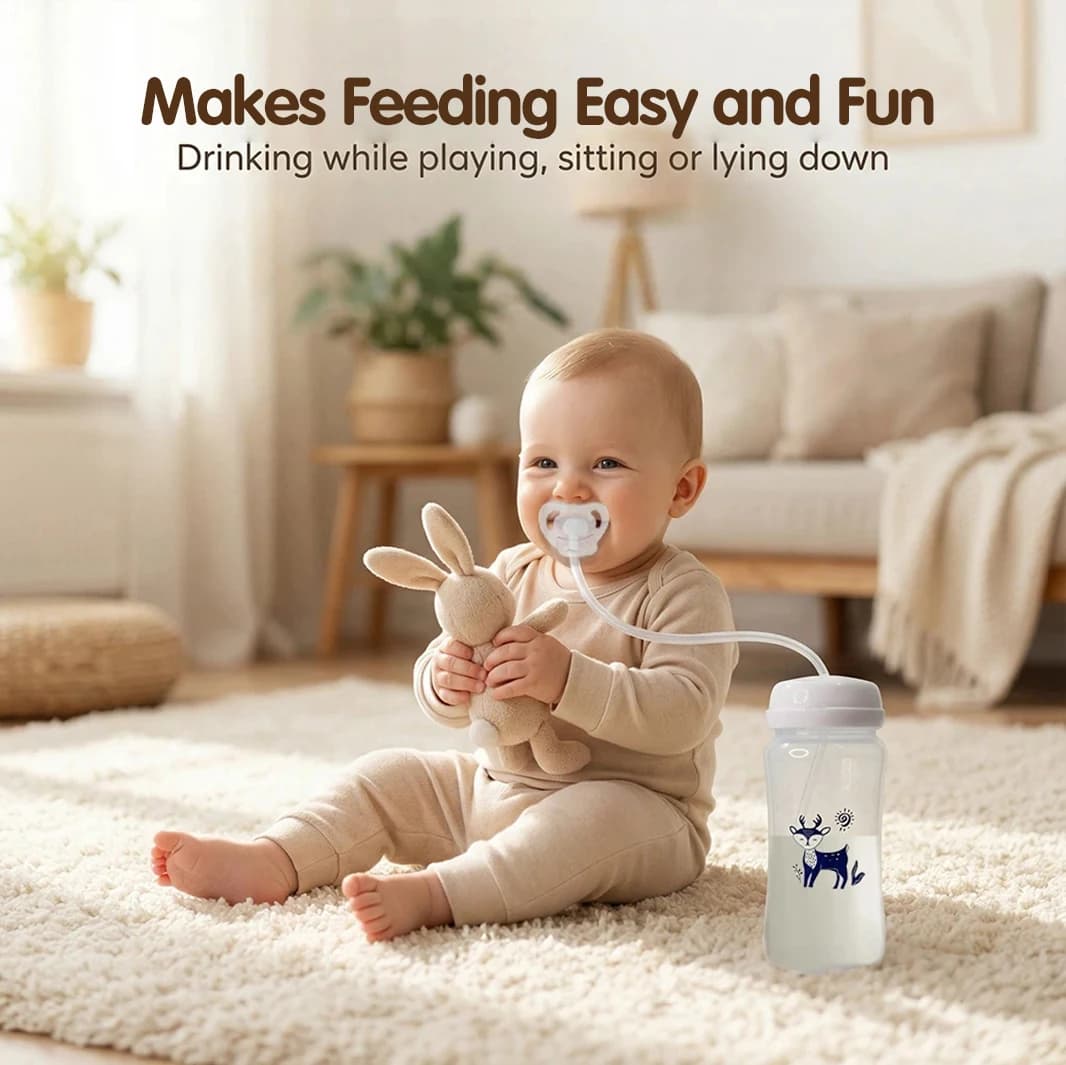 Butelka 3w1 300ml bezręczna szeroki smoczek 🍼