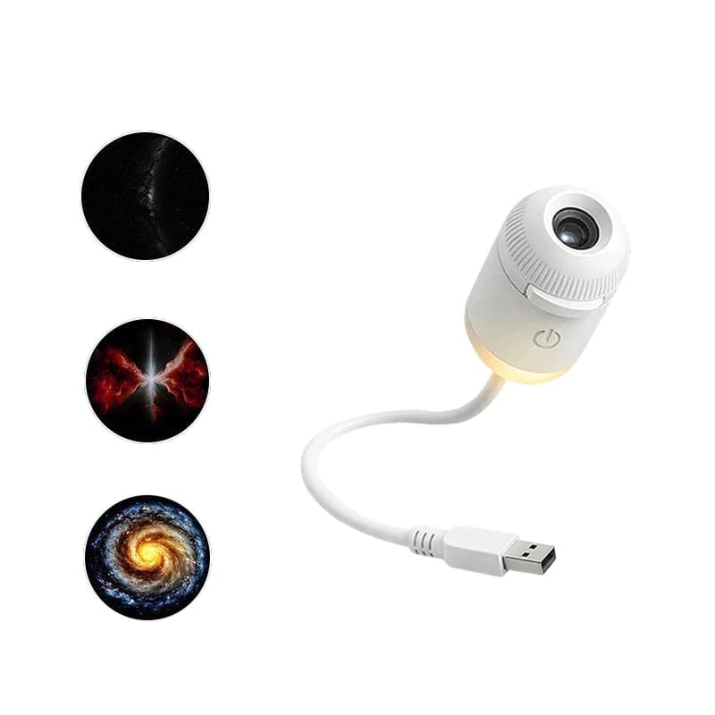 Mini projektor gwiazd 2w1 do auta/sypialni 🌌