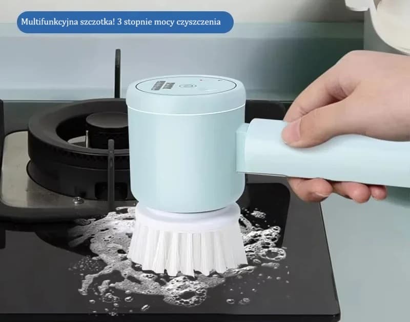 Elektryczna szczotka obrotowa do łazienki 5w1 🧽